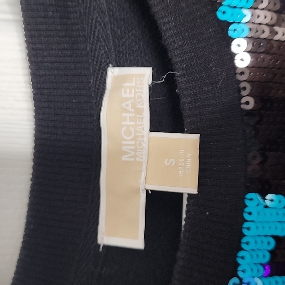 Michael Kors Sequin Leopard Print Sweater - image 2